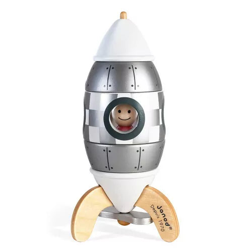 Janod Small Magnetic Rocket (wood)