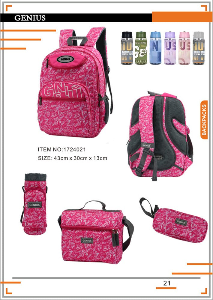 Backpack 43cm 5pcs Set