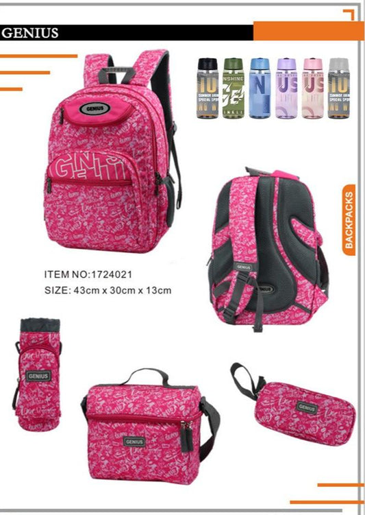 Backpack 43cm 5pcs Set