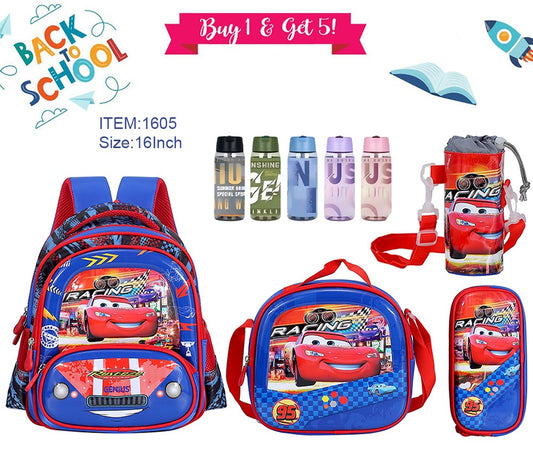 Character Backpack 41cm 5pcs Set