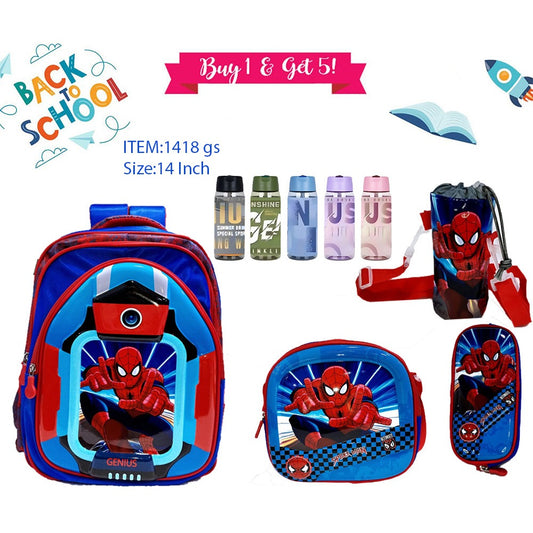 Character Backpack 36cm 5pcs Set