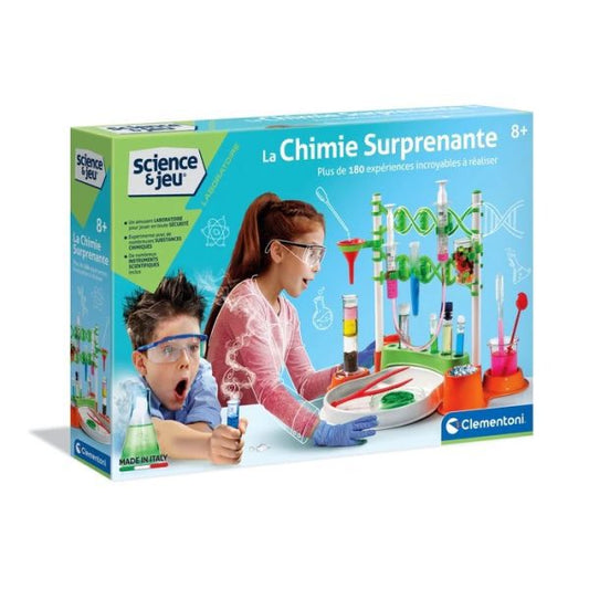 Clementoni - Science et jeu laboratoire, La chimie surprenante