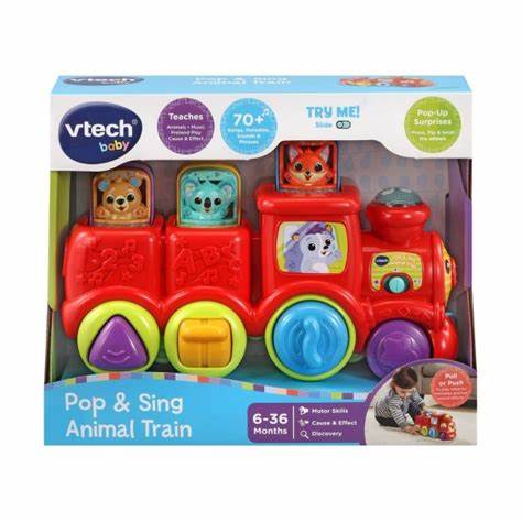 Vtech Pop and Sing Animal Train - English Version