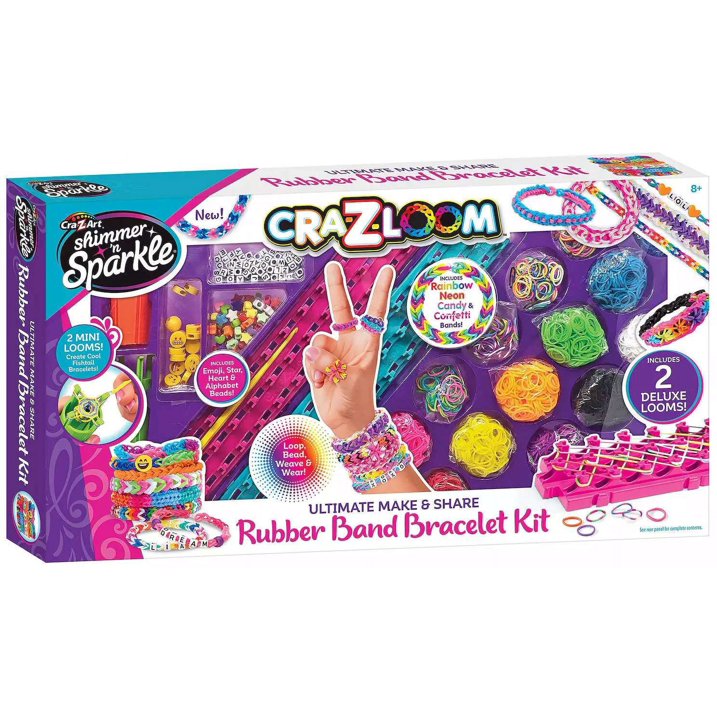 Cra-Z-Art Ultimate Make & Share Rubber Band Bracelet Kit