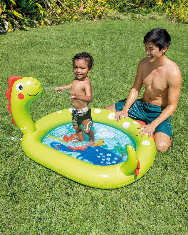 Intex Dinosaur Inflatable Kiddie Pool w/ Sprayer