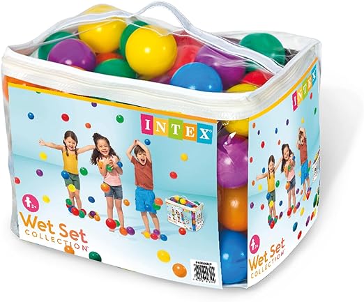 Intex Fun Balls, Multi-Colour, 100 Pieces