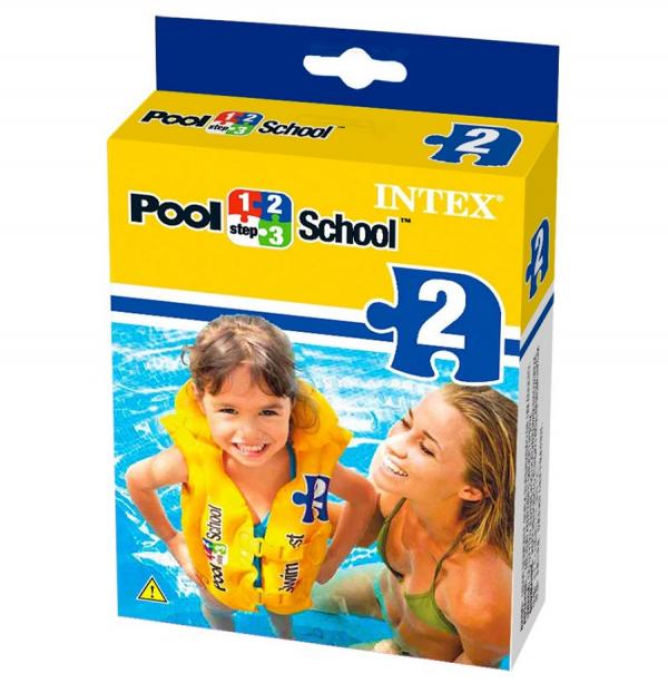 Intex Deluxe Pool School Swim Vest Buoyancy Jacket 3-6 years