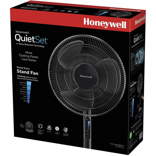 HONEYWELL QuietSet 16" Stand Fan with Noise Reduction Technology