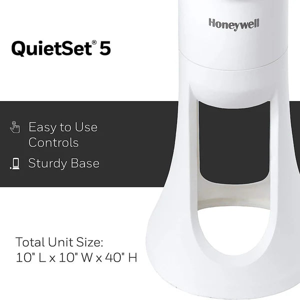 HONEYWELL QuietSet Whole Room Tower Fan - 5 Speeds