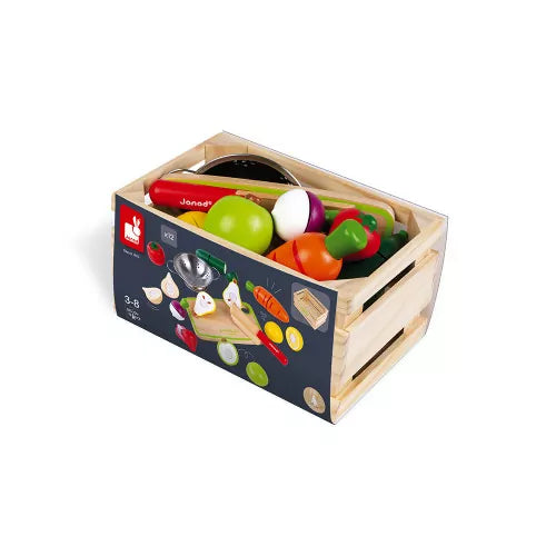 Janod Green Market Fruits & Vegetable Set
