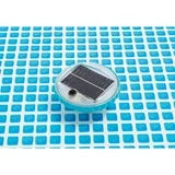 Intex Solar Powered LED Floating Pool Night Light, Auto On Color Changing