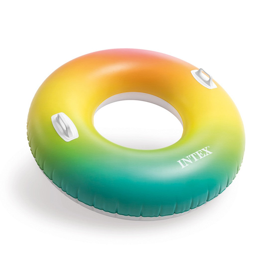 Intex Rainbow Ombre Inflatable Pool Swim Tube – All in One Market
