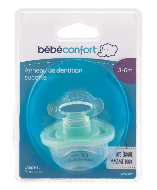 Bebeconfort Teething Soother Stage  1 Mineral Blue