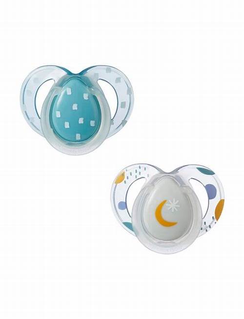 Tommee Tippee 6-18m Night Time Soothers Pacifiers