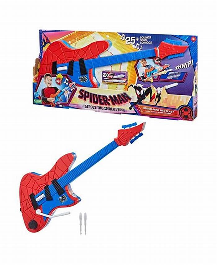 Hasbro Marvel Spiderman – Across The Spider Verse Web Blast Guitar
