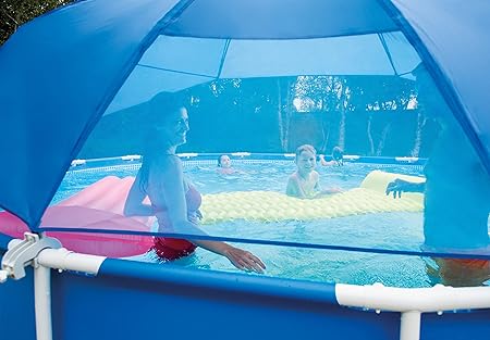 Intex Pool Canopy For 12'-18' Round Metal/ultra Pools