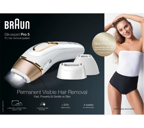 Braun IPL Wht/Gold Box Ap Silk-expert Pro 5