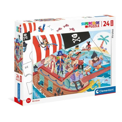 Clementoni Puzzles Maxi Pirates 24 pcs