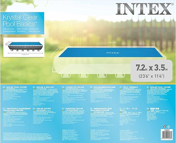 Intex Solar Cover Pool, Rectangular Frame