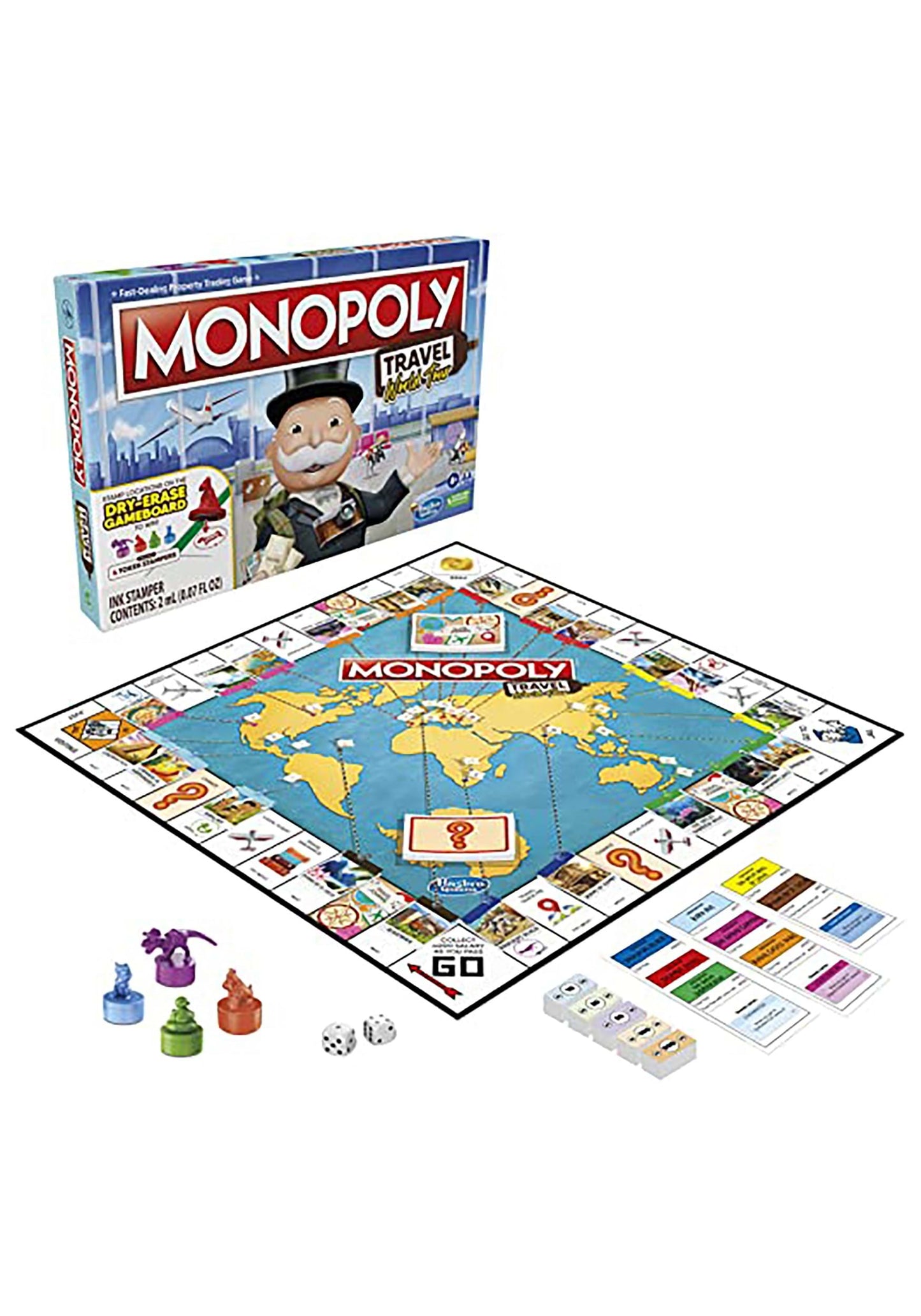 Hasbro Games Monopoly Travel World Tour