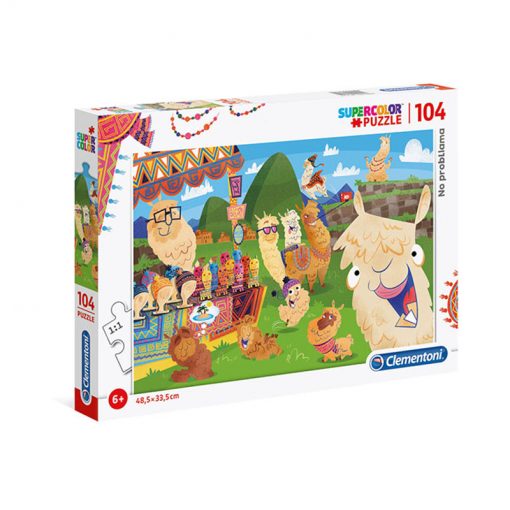 Clementoni Puzzle No Probl Lama 104 pcs