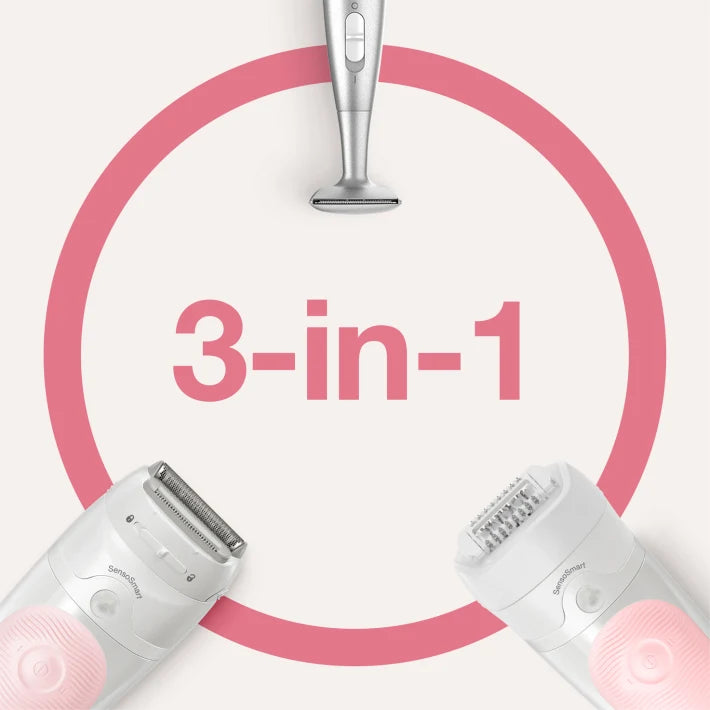 Braun Silk-épil 5 Wet & Dry Epilator with 4 Extras