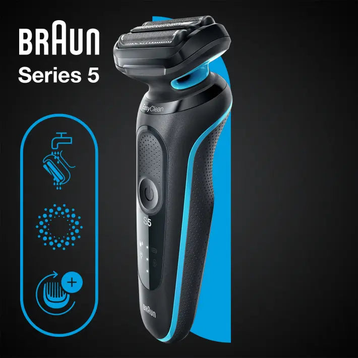 Braun Series 5, Wet & Dry Shaver, Mint