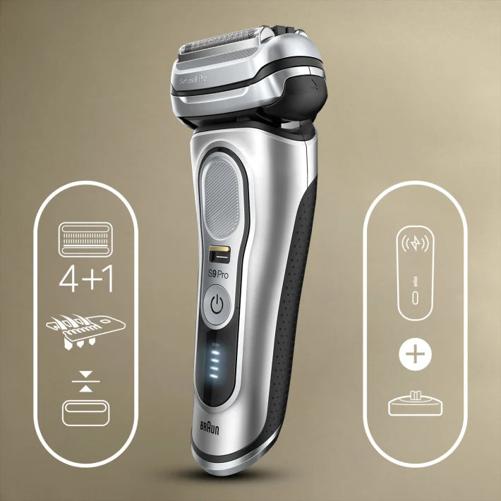 Braun Series 9 Pro, Wet & Dry Shave, Silver