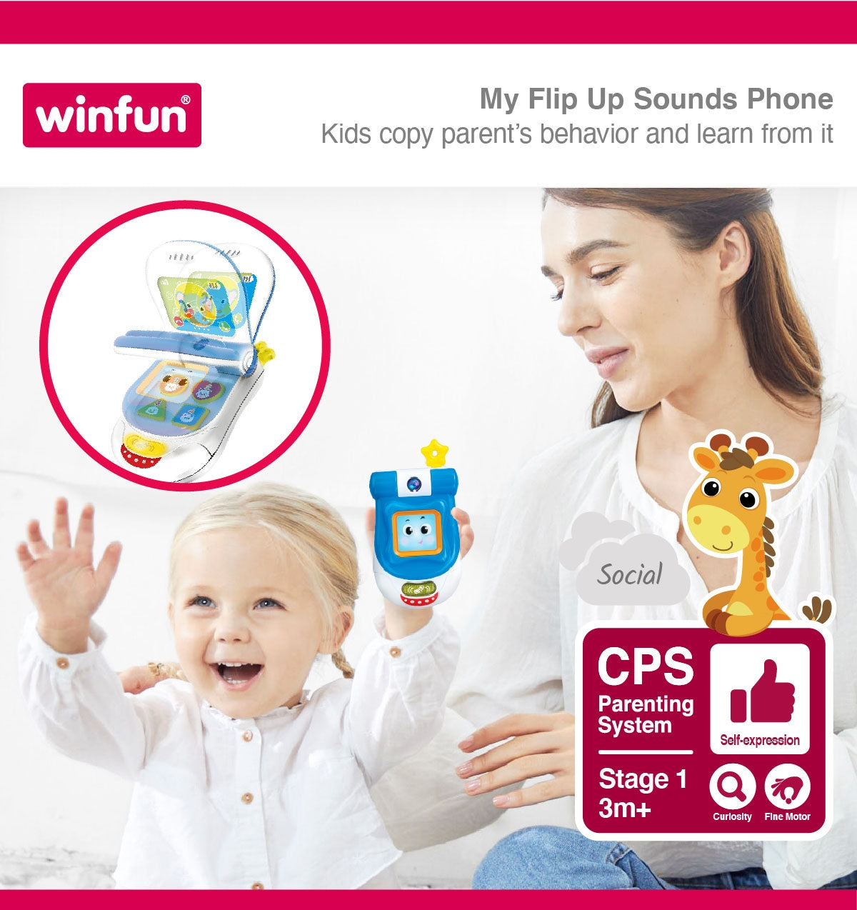 Winfun My Flip Up Sounds Phone