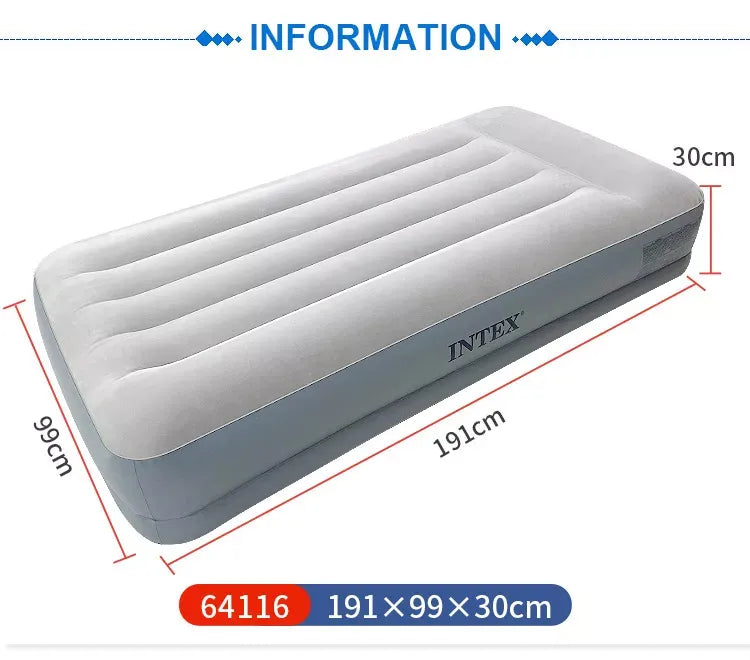 Intex Dura Beam Standard Series Pillow Rest Mid Rise