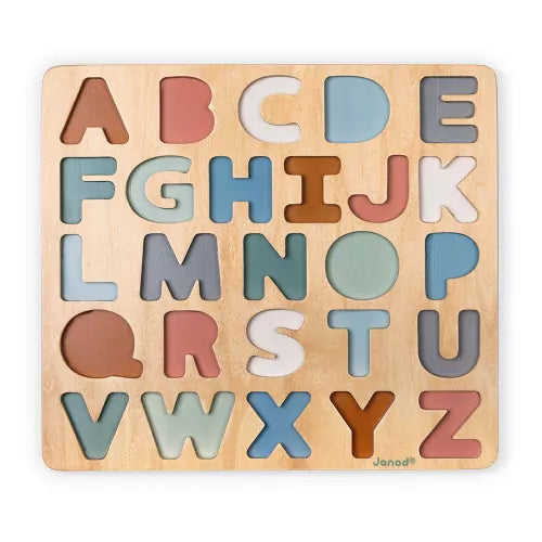 Janod Sweet Cocoon Wooden Alphabet Puzzle