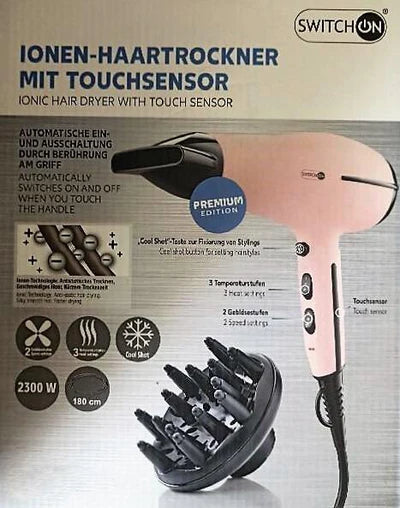 SWITCH ON Premium Hair Dryer With Touch Sensor