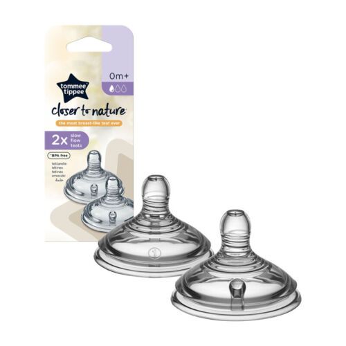 Tommee Tippee – Closer To Nature Slow Flow Teats 0M+