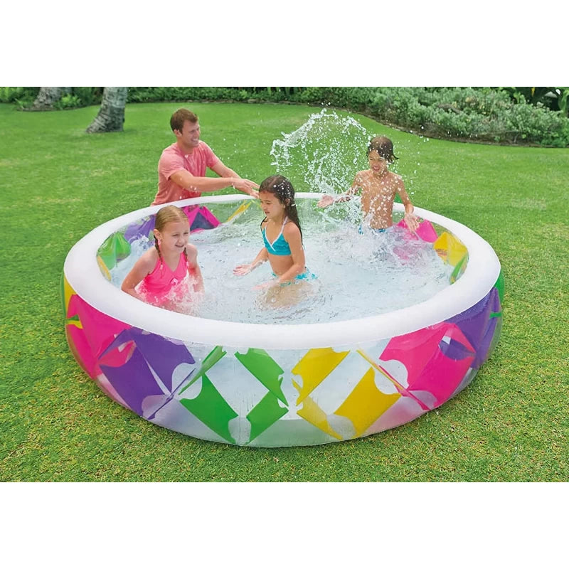 Intex Swim Center Pinwheel Inflatable Pool (229 x 56cm)