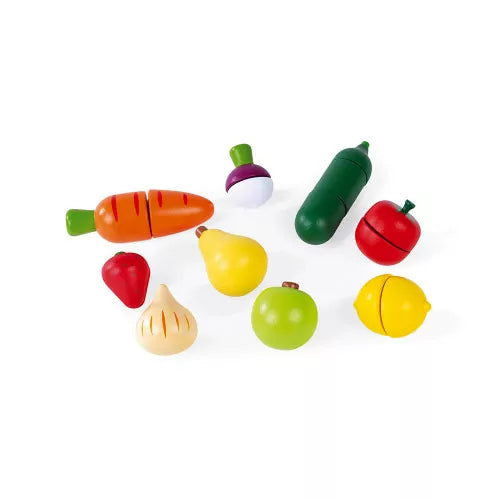 Janod Green Market Fruits & Vegetable Set