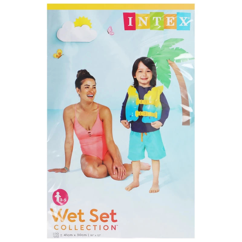 Intex - Kids Swim Vest - Blue Lagoon 3-5 years