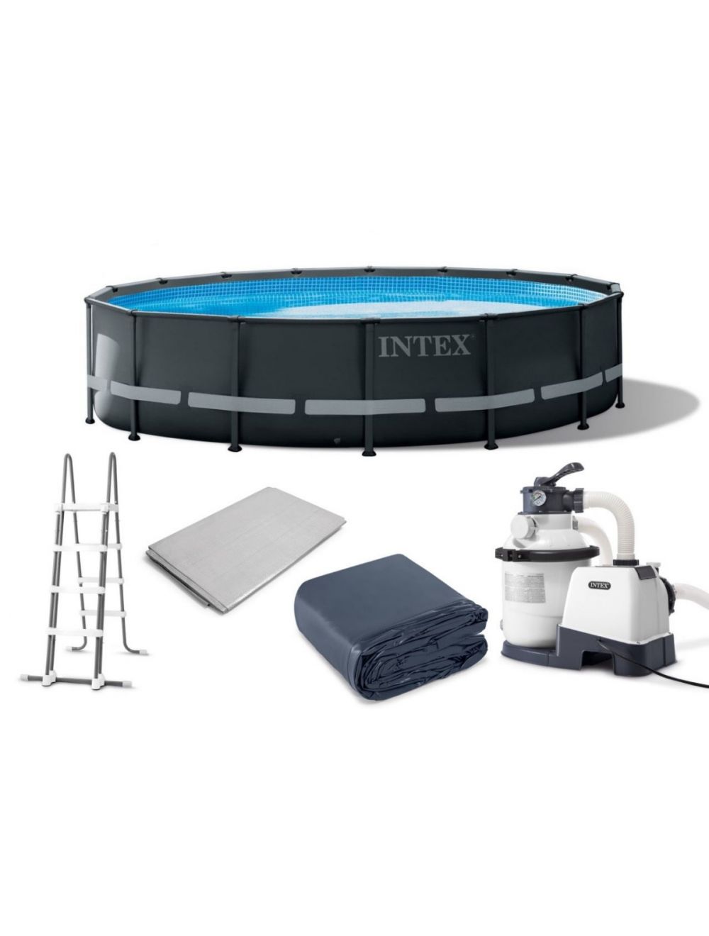 Intex Ultra XTR Frame Set above-ground pool - round 488 x H122 cm