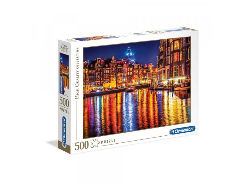Clementoni Amsterdam High Quality Jigsaw Puzzle (500 Pieces)