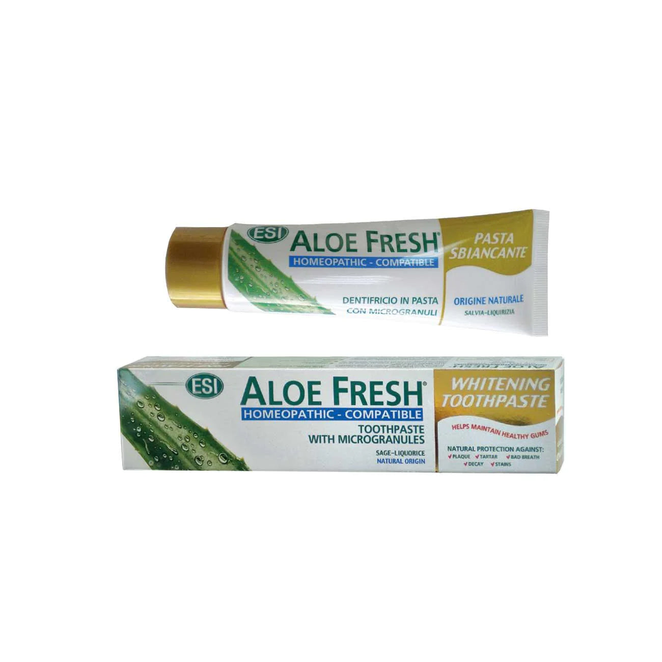 ESI Aloe Fresh Whitening Toothpaste with Microgranules 100 ml